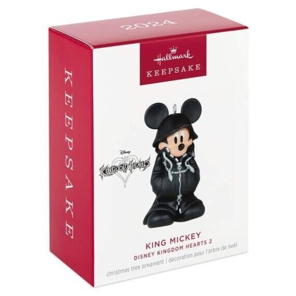 NEW Hallmark Keepsake 2024 King Mickey Disney Kingdom Hearts Christmas Ornament - Picture 7 of 10